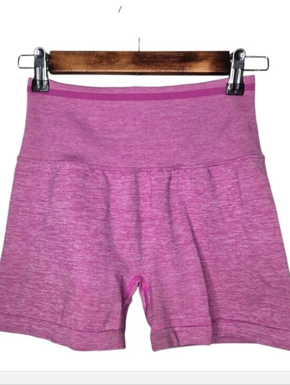 BuffyBunny Marled Pink Legacy Short 4" Size Medium